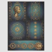Decoupage Tissue Moon 薄葉紙 (正面)