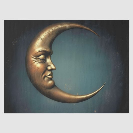 Decoupage Tissue Moon 薄葉紙 (正面)