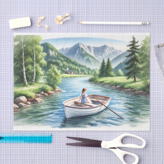 decoupage tissue paper  薄葉紙 (クラフト)