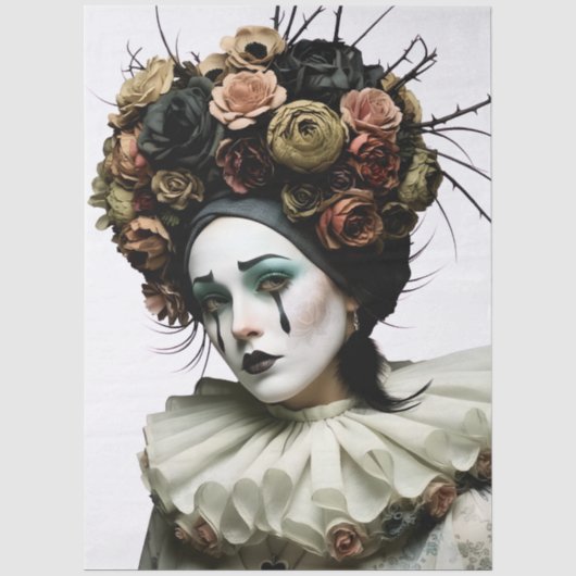 Decoupage Tissue Paper, dark romantic  薄葉紙 (正面)