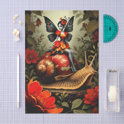 Decoupage Tissue Paper Fairy 薄葉紙 (クラフト)