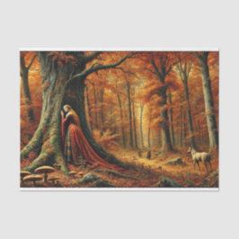 decoupage tissue paper mer hersftkleuren 薄葉紙