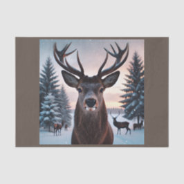 decoupage tissue paper met hert 薄葉紙