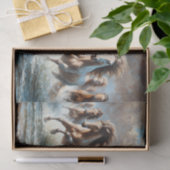 decoupage tissue paper met wilde paarden 薄葉紙 (ギフト)