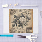 decoupage tissue paper , rozen 薄葉紙 (クラフト)