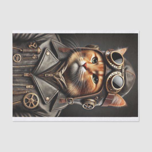 decoupage tissue paper , steampunk 薄葉紙 (正面)