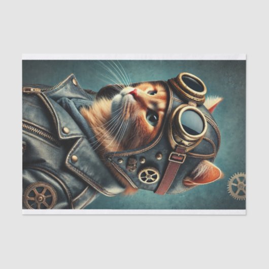 decoupage tissue paper , steampunk 薄葉紙 (正面)