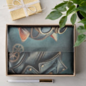 decoupage tissue paper , steampunk 薄葉紙 (ギフト)