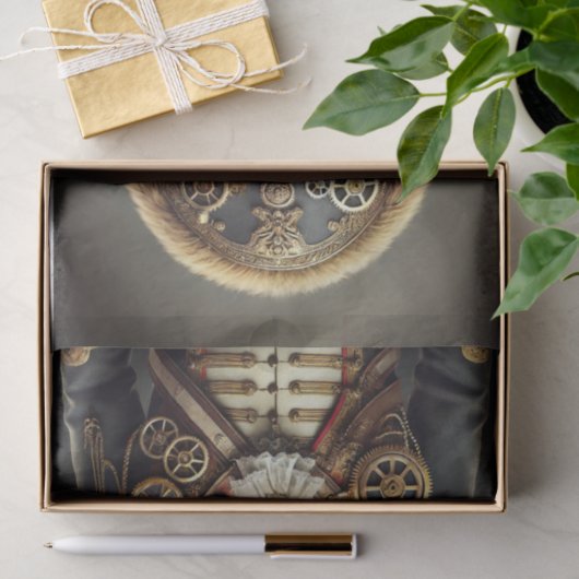 decoupage tissue paper , steampunk 薄葉紙 (ギフト)