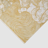 Decoupage Tissue Paper Woman Swan Art Gold Yellow  薄葉紙 (詳細)