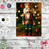 Decoupage Traditional Nutcracker Christmas 薄葉紙