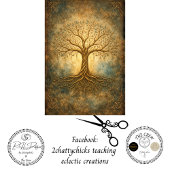 Decoupage Tree of Life & Grace 1 薄葉紙