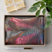 Decoupage Turkey Strut Fur Feather Funk Band 薄葉紙 (ギフト)