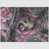 Decoupage Victorian Gothic Skeleton 薄葉紙 (正面)