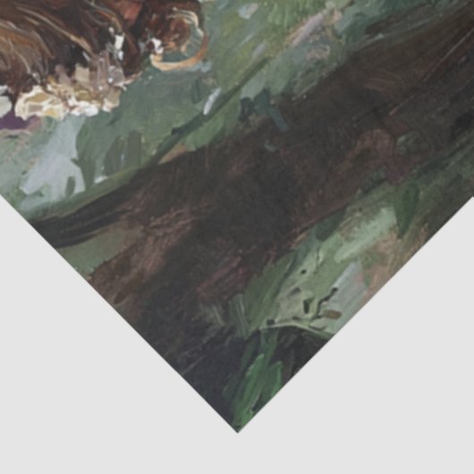 Decoupage Victorian Woman Romantic Scene Parasol 薄葉紙 (詳細)