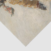 Decoupage Vintage Children Sledding Poster  薄葉紙 (詳細)