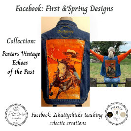 Decoupage Vintage Poster Arabian Horse Rider Judi 薄葉紙