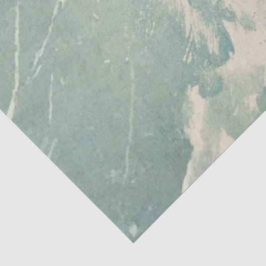 Decoupage Vintage Poster Children Sledding  薄葉紙 (詳細)