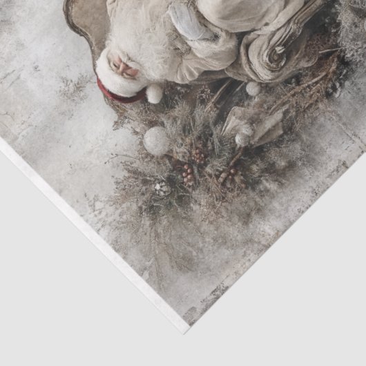 Decoupage Vintage Santa & Coasters  薄葉紙 (詳細)