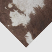 Decoupage Western Brown White Cowhide Texture  薄葉紙 (詳細)