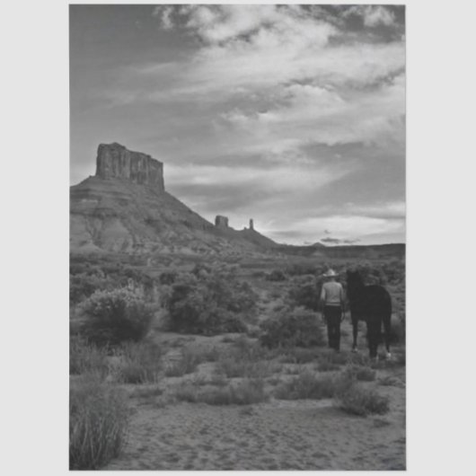 Decoupage Western Solitude Lisa Chappell 薄葉紙 (正面)