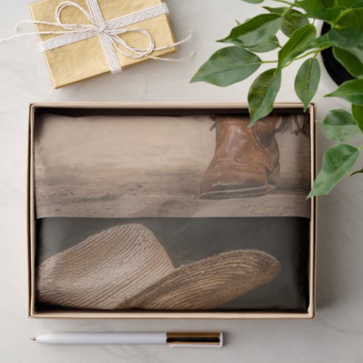 Decoupage Western Whimsy Child Dancing Prairie  薄葉紙 (ギフト)