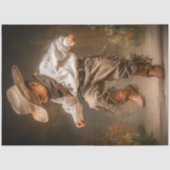 Decoupage Western Whimsy Child Dancing Prairie  薄葉紙 (正面)