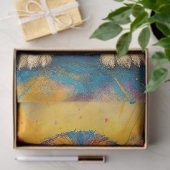 Decoupage Whimsical Abstract Beagle Joyful Pup  薄葉紙 (ギフト)