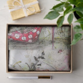 Decoupage Whimsical Black Cat Stiletto's Catwalk  薄葉紙 (ギフト)