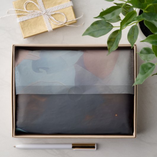 Decoupage Whimsical Blonde Blue Headband & Rabbit 薄葉紙 (ギフト)