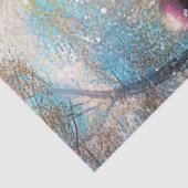 Decoupage Whimsical Blonde Girl & Rabbit Forest 薄葉紙 (詳細)