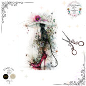 Decoupage Whimsical Cat Parasol Catwalk Companions 薄葉紙