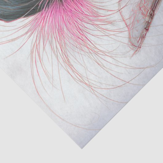 Decoupage Whimsical Cat Witch High Heels Catwalk  薄葉紙 (詳細)