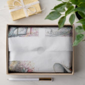 Decoupage Whimsical Cats Fits 8 x 10 Canvas  薄葉紙 (ギフト)