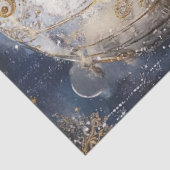 Decoupage Whimsical Christmas Hot Air Balloon Blue 薄葉紙 (詳細)