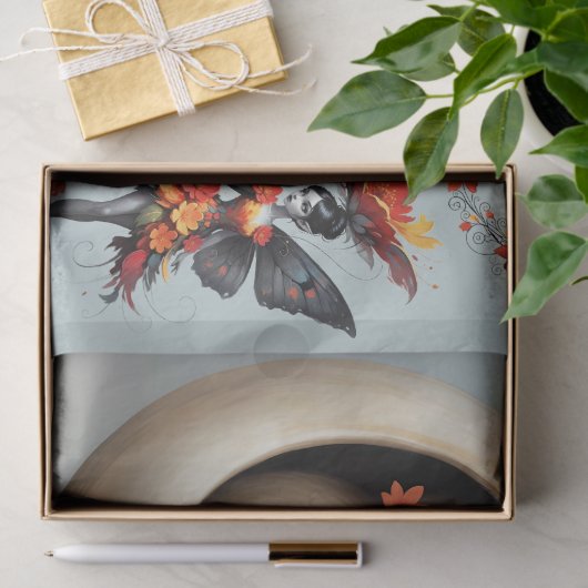 Decoupage Whimsical Flower Fairy 薄葉紙 (ギフト)