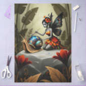 Decoupage Whimsical Flower Fairy Seidenpapier 薄葉紙 (クラフト)