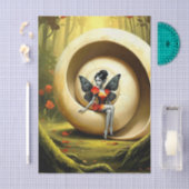 Decoupage Whimsical Flower Fairy Seidenpapier 薄葉紙 (クラフト)