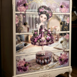 Decoupage Whimsical Flower Fairy Seidenpapier 薄葉紙