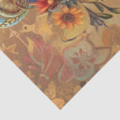 Decoupage Whimsical Kitten Ornate Teacup  薄葉紙 (詳細)