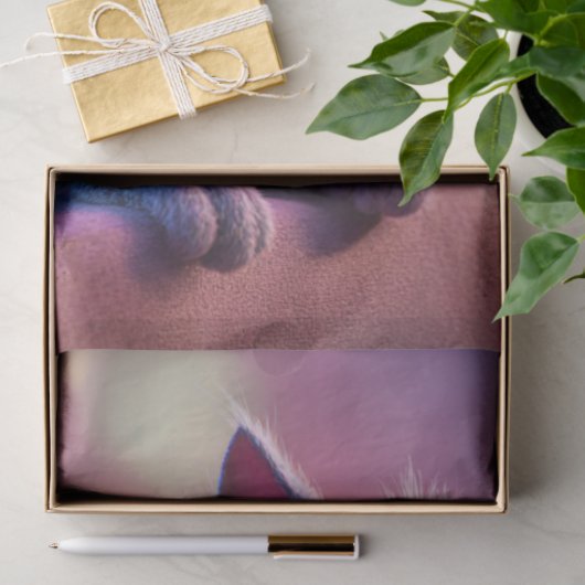 Decoupage Whimsical Wonderland Style Tea Cat 薄葉紙 (ギフト)