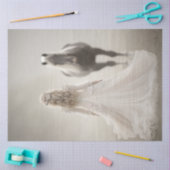 Decoupage Whispers of Wedding Day Lady & Horse 薄葉紙 (クラフト)