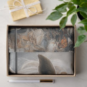 Decoupage White Horse Plank Wall Whispers Meadow 薄葉紙 (ギフト)