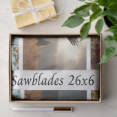 Decoupage White Horse Wildflower Woman Portrait  薄葉紙 (ギフト)