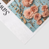 Decoupage White Horse Wildflower Woman Portrait  薄葉紙 (詳細)