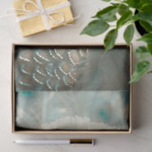 Decoupage White Peacock Frosted Elegance 薄葉紙 (ギフト)