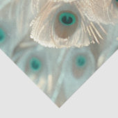 Decoupage White Peacock Frosted Elegance 薄葉紙 (詳細)