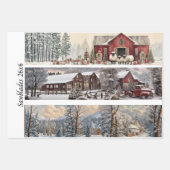 Decoupage Winter Sawblade Set 26x6  ラッピングペーパーシート (正面3)