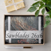 Decoupage Witch Cat Moon Cherry Blossom Handsaw  薄葉紙 (ギフト)