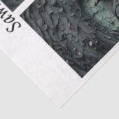 Decoupage Witch Cat Moon Cherry Blossom Handsaw  薄葉紙 (詳細)